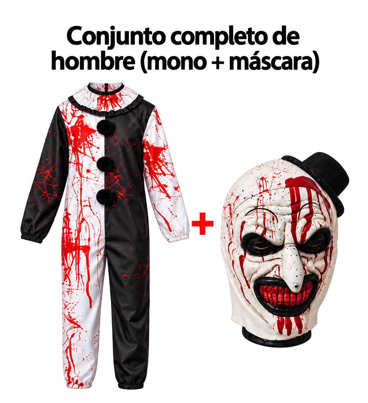 Killer Clown – Disfraz de Payaso Asesino